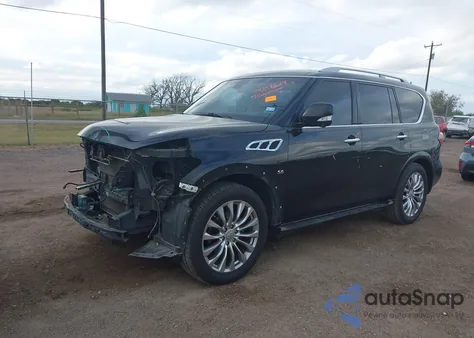 2017 Infiniti Qx80 from USA, damaged, VIN JN8AZ2NF7H9641760